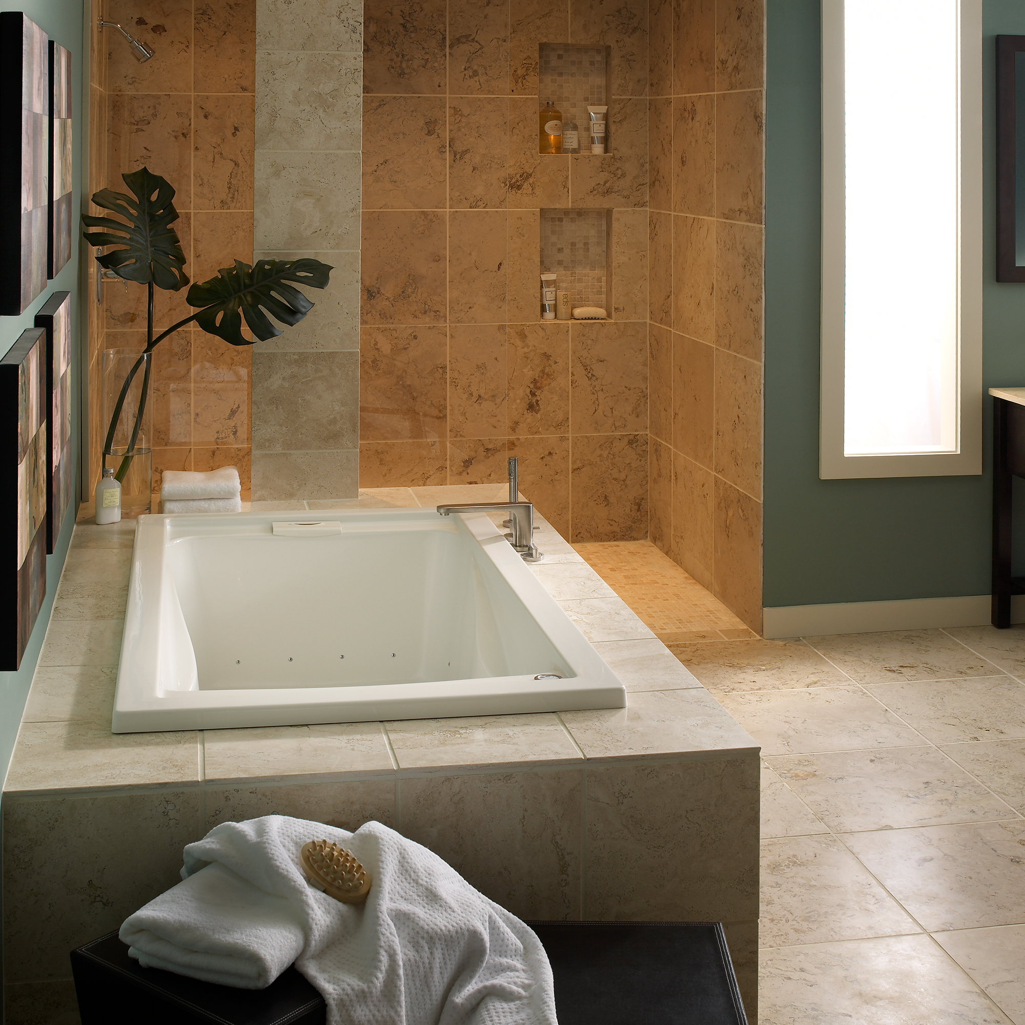 Evolution® 60 x 32-Inch Deep Soak® Drop-In Bathtub With EverClean® Air Bath System